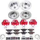 PowerStop Z23 Daily Driver Carbon-Fiber Ceramic Pads Drilled & Slotted Rotor & C