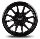 20x9 Mudder Trucker MT706 Detox Black 5x127 5x5 5x139.7 5x5.5 ET0 Wheel-2