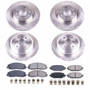 PowerStop OE Stock Replacement Low-Dust Ceramic Brake Pad and Rotor Kit