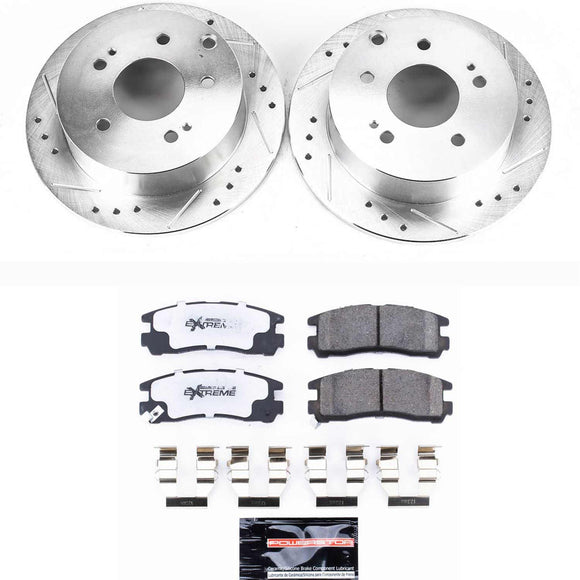 PowerStop Z26 Street Performance Ceramic Brake Pad and Drilled & Slotted Rotor K
