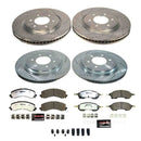 PowerStop Z36 Carbon-Fiber Ceramic Brake Pad with Drilled and Slotted Rotor Kit