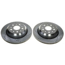 PowerStop Evolution Performance Drilled, Slotted & Plated Brake Rotor Pair