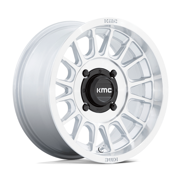 15X7 KMC Powersports KS138 Impact UTV Silver 4X137 ET10 Wheel Rim