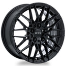 18x8 RTX V20 Gloss Black 5x114.3 ET42 wheel/rim-4