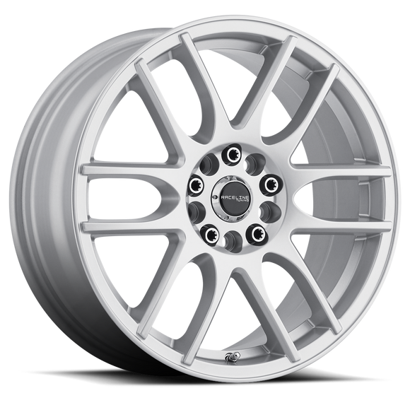 16x7 Raceline 141S Gloss Silver 5x112 5x120 ET40 Wheel Rim