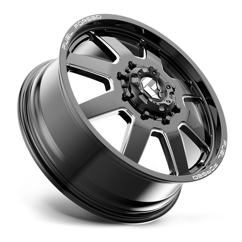 20x10 Fuel Off-Road DE09 FF09D Matte Black Milled 10x170 ET-24 CB125.1 Wheel Rim