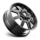 20x10 Fuel Off-Road DE09 FF09D Matte Black Milled 10x170 ET-24 CB125.1 Wheel Rim