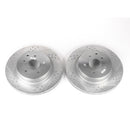 PowerStop Evolution Drilled Slotted Rotors Pair Rear For INFINITI G35