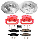 PowerStop Z23 Daily Driver Carbon-Fiber Ceramic Pads Drilled & Slotted Rotor & C