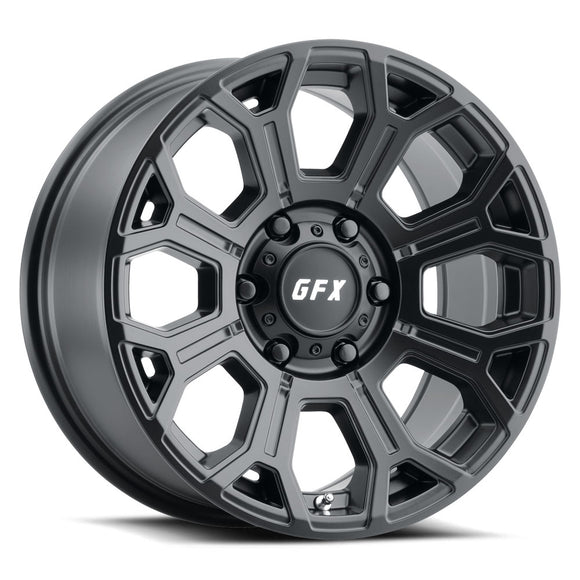 16x8.5 G-FX TR-19 MATTE BLACK 6x139.7 ET0 wheel/rim