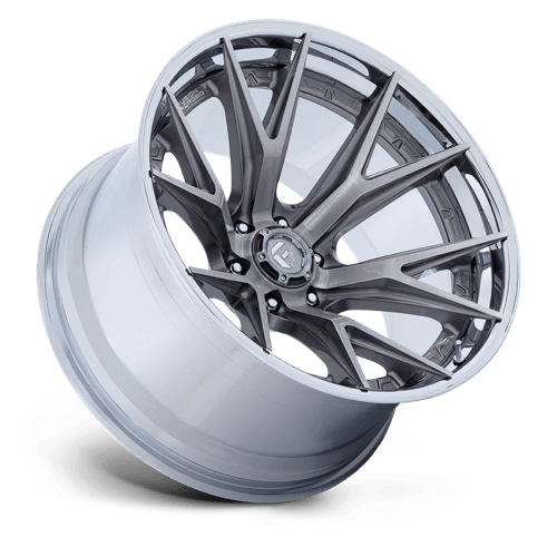 22x12 Fuel Off-Road FC402 Catalyst Platinum With Chrome Lip 6x135 ET-44 Wheel