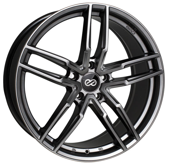 18X8 Enkei SS05 Hyper Gray Wheel/Rim 5x110 ET40 18-8 5-110 Each