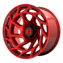 20X9 XD XD860 Onslaught Candy Red 5X127 5X5 ET0 Wheel Rim
