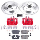 PowerStop Z23 Daily Driver Carbon-Fiber Ceramic Pads Drilled & Slotted Rotor & C