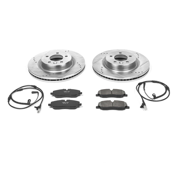 PowerStop Z23 Daily Driver Carbon-Fiber Ceramic Brake Pad and Drilled & Slotted