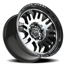 18x9.5 Vision 409 Inferno Gloss Blk Machined 6x5.5 6x139.7 ET-18 wheel/rim