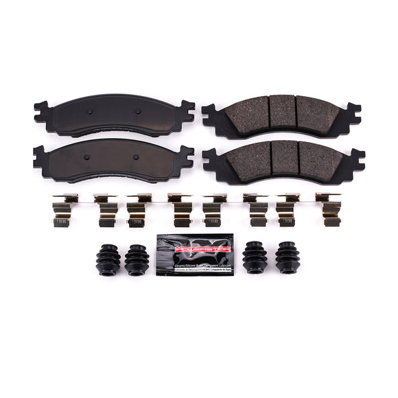 PowerStop Z23 Evolution Sport Carbon-Fiber Brake Pads With Hardware