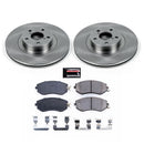 PowerStop OE Stock Replacement Low-Dust Ceramic Brake Pad and Rotor Kit