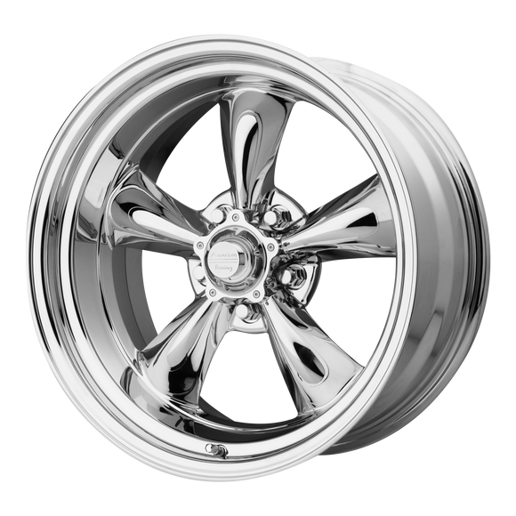 15X8 American Racing VN615 Torq Thrust II CHROME 5X114.3 ET-18 wheel/rim
