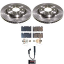 OE Stock Replacement Low-Dust Ceramic Brake Pad and Rotor Kit