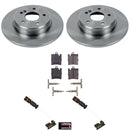 PowerStop OE Stock Replacement Low-Dust Ceramic Brake Pad and Rotor Kit