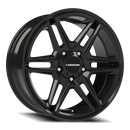 20x9 Vision 476 Wedge Gloss Black Wheel 5x139.7 ET15 CB77.8