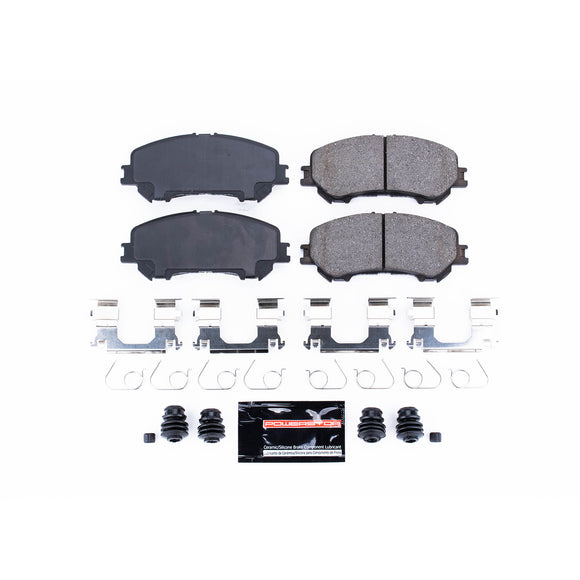 PowerStop Z23 Evolution Sport Carbon-Fiber Brake Pads With Hardware