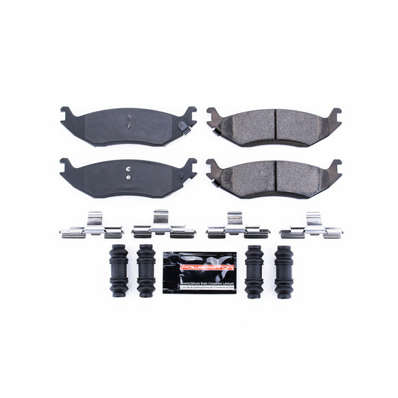PowerStop Z23 Evolution Sport Carbon-Fiber Brake Pads With Hardware