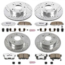 PowerStop Z26 Street Performance Ceramic Brake Pad and Drilled & Slotted Rotor K