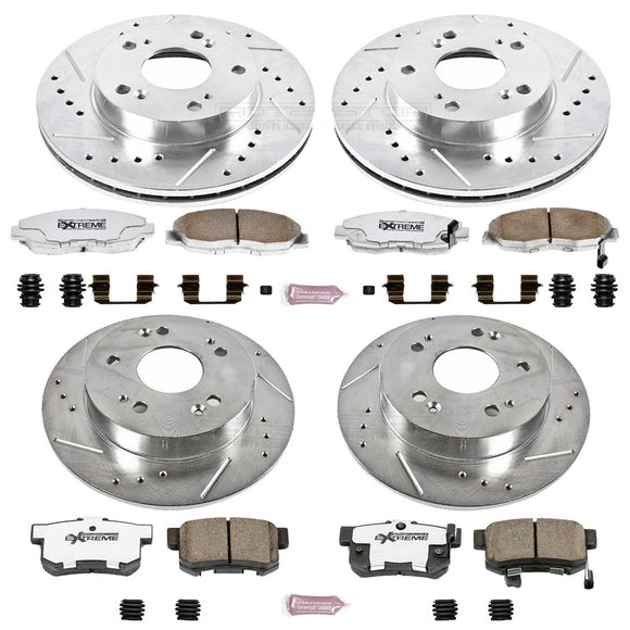 PowerStop Z26 Street Performance Ceramic Brake Pad and Drilled & Slotted Rotor K
