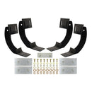 Westin Premier Oval Nerf Step Bar Mount Kit Powder Coated Black Steel 22-1045