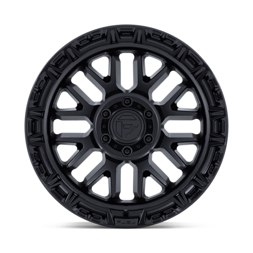 20x9 Fuel Off-Road FC890 Rail Matte Black W/ Gloss Black Lip 5x127 ET1 Wheel