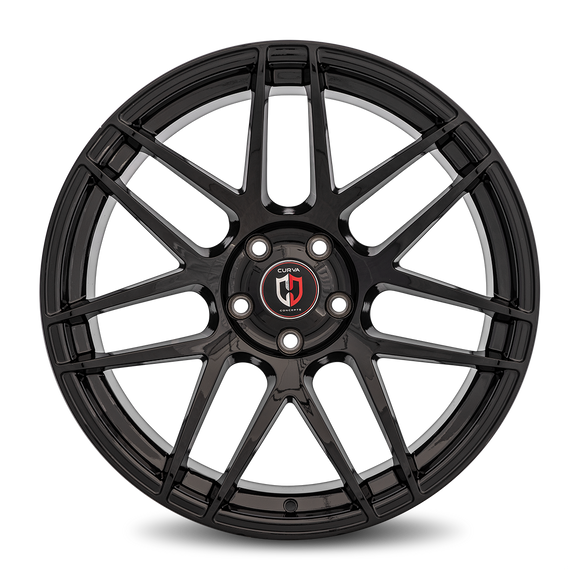 22x10.5 Curva C300 Gloss Black 5x115 ET25 wheel/rim