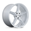 20X10 Foose 1PC F174 CF8 Gloss Silver 5X114.3 5X4.5 ET35 Wheel Rim-2