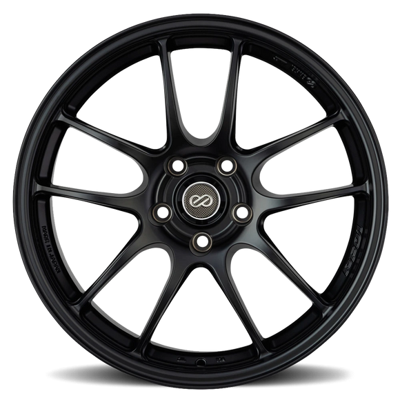 18X9 Enkei PF01 Black Paint Wheel/Rim 5x114.3 5-114.3 460-890-6635BK