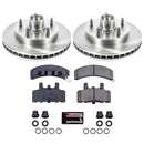 PowerStop OE Stock Replacement Low-Dust Ceramic Brake Pad and Rotor Kit