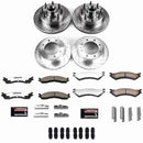 PowerStop Z36 Carbon-Fiber Ceramic Brake Pad with Drilled and Slotted Rotor Kit