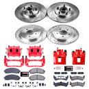 PowerStop Z23 Daily Driver Carbon-Fiber Ceramic Pads Drilled & Slotted Rotor & C