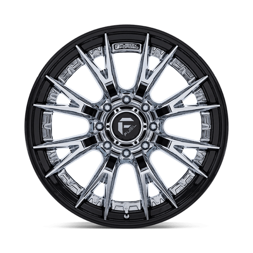 20x10 Fuel Off-Road FC402 Catalyst Chrome With Gloss Black Lip 8x170 ET-18 Wheel