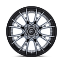 20x10 Fuel Off-Road FC402 Catalyst Chrome With Gloss Black Lip 8x170 ET-18 Wheel