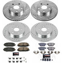 PowerStop Z23 Daily Driver Carbon-Fiber Ceramic Brake Pad and Drilled & Slotted