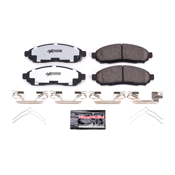 PowerStop Z36 Truck And Tow Carbon-Fiber Ceramic Brake Pads With Hardware