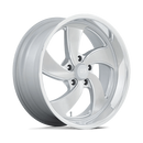 20X9.5 US Mag 1PC U134 Desperado Silver 5X120.65 5X4.75 ET1 Wheel Rim-2