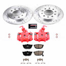 PowerStop Z23 Daily Driver Carbon-Fiber Ceramic Pads Drilled & Slotted Rotor & C
