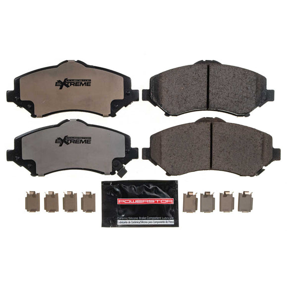 PowerStop Z36 Truck And Tow Carbon-Fiber Ceramic Brake Pads With Hardware