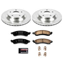 PowerStop OE Stock Replacement Low-Dust Ceramic Brake Pad and Rotor Kit