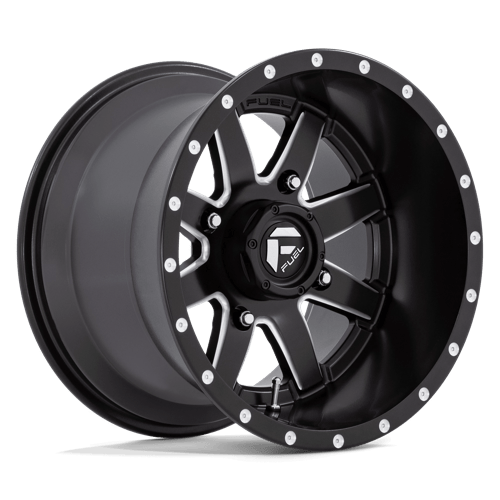 15X10 Fuel UTV D538 Maverick Matte Black Milled 4X156 ET0 Wheel Rim