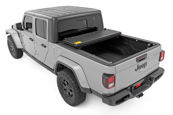 Rough Country Hard Low Profile Bed Cover 5' Bed For Jeep Gladiator JT 4WD 20-24