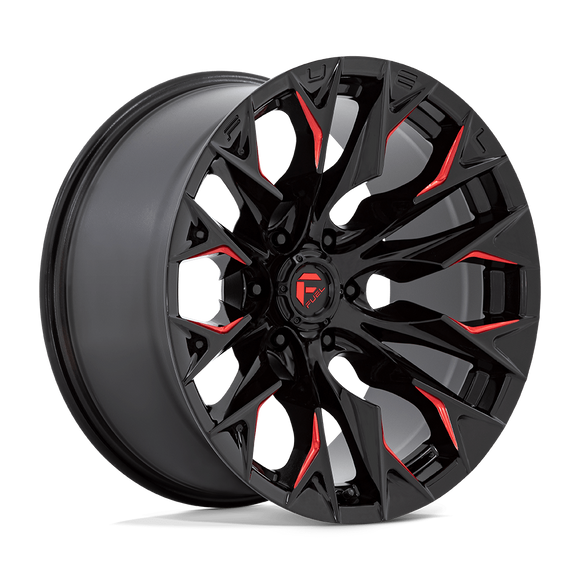 20x9 Fuel Off-Road D823 Flame Black 5x127 ET1 CB71.5 Wheel Rim