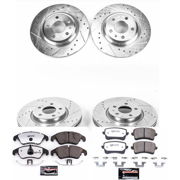 PowerStop Z26 Street Performance Ceramic Brake Pad and Drilled & Slotted Rotor K